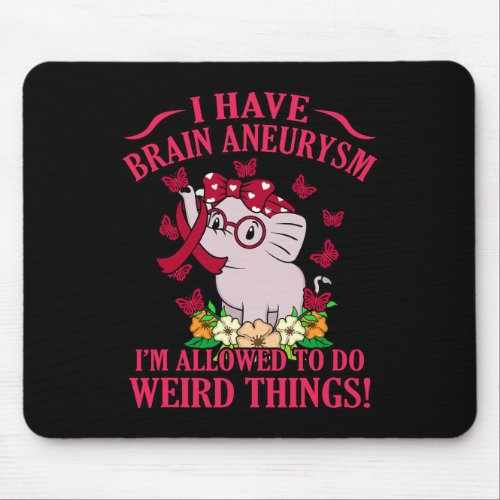 Have Brain Aneurysm Awareness Month Support Graphi Mouse Pad