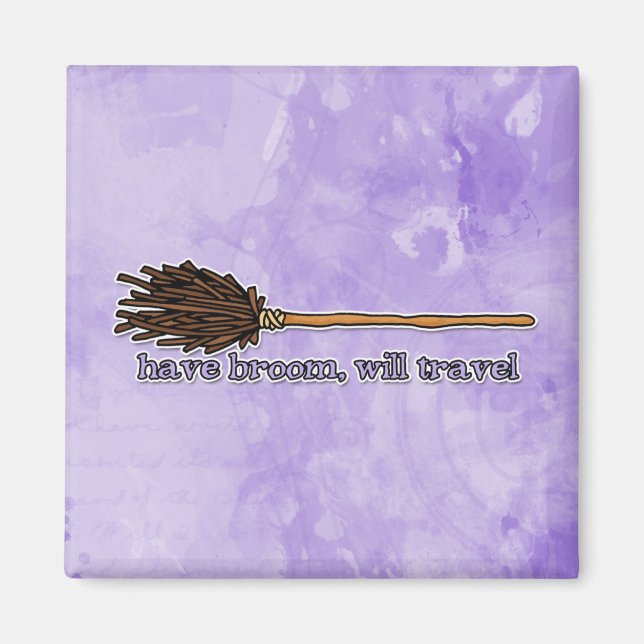 have broom will travel magnet (Front)