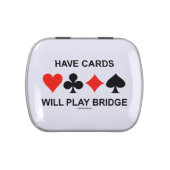 Have Cards Will Play Bridge Four Card Suits Candy Tin (Top)