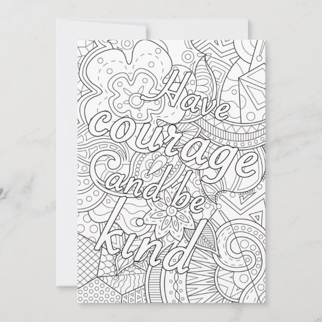 Have courage and be kind (Front)