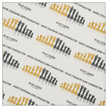 Have Courage And Character Play Chess Geek Advice Fabric