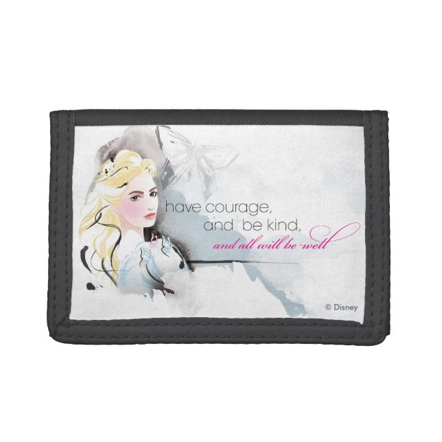 Have Courage Trifold Wallet (Front)