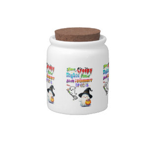 Have Creepy Nights Filled With Yummy Treats Candy Jar