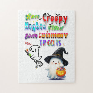 Have Creepy Nights Filled With Yummy Treats Jigsaw Puzzle