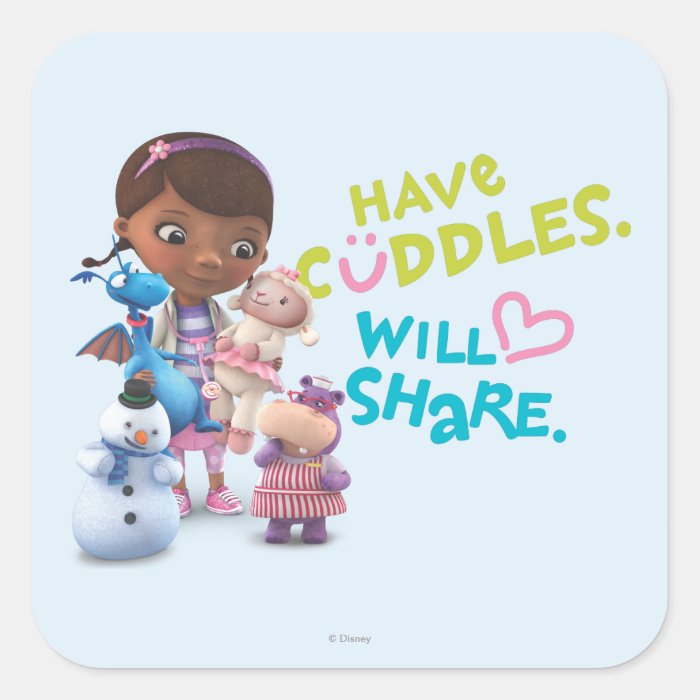 Have Cuddles Will Share Stickers