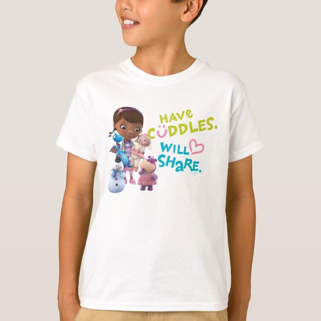 Have Cuddles Will Share T-Shirt (Front)