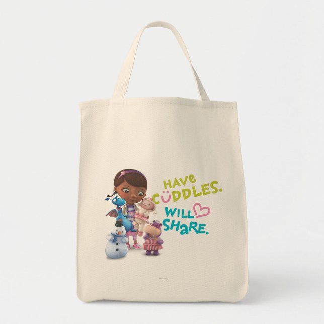 Have Cuddles Will Share Tote Bag (Front)