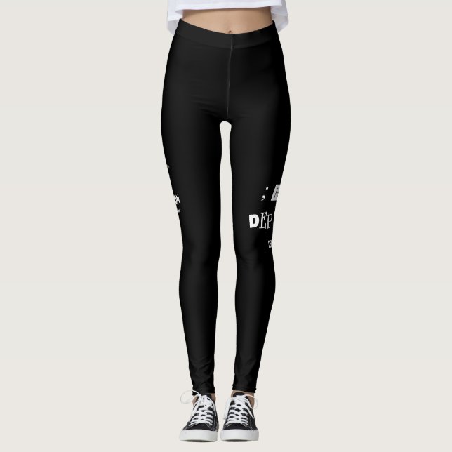 ; have Depression_Ransom Paint Leggings (Front)