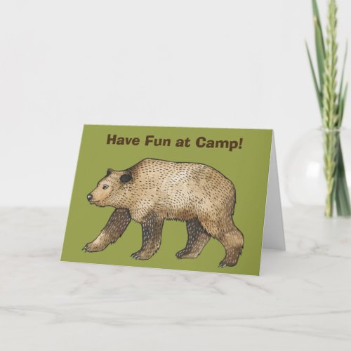 Have Fun At Camp Greeting Card