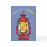 Have Fun At Camp Red Lantern Greeting Card Have Fun At Camp Red Lantern Greeting Card