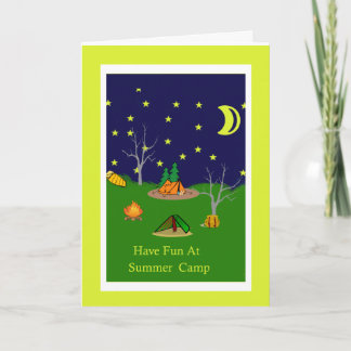 Have Fun At Summer Camp Card