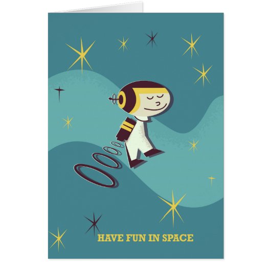 Have fun in Space. Cards (Front)