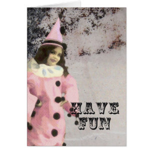 Have Fun Vintage Clown Digital Art