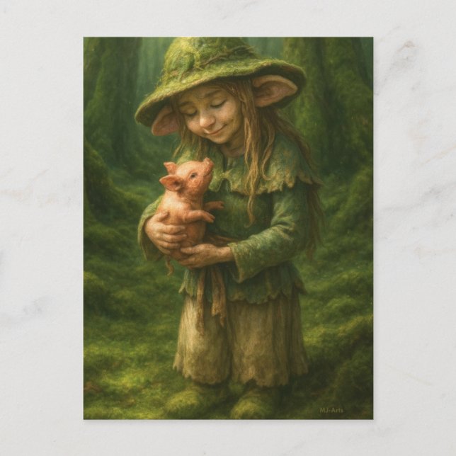 Have had pigs - in the magic forest postcard (Front)