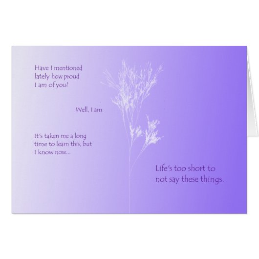 Have I mentioned... Cards (Front Horizontal)