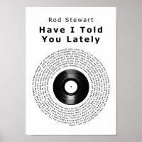 Have I Told You Lately Vinyl Record Song Lyric