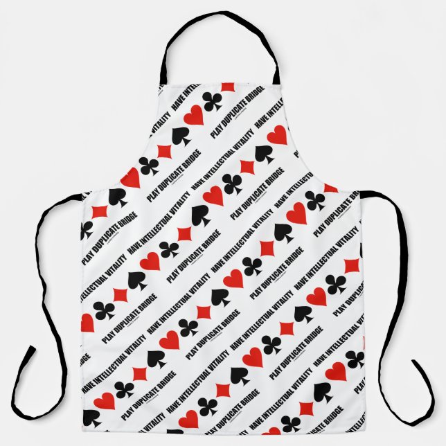 Have Intellectual Vitality Play Duplicate Bridge Apron (Front)