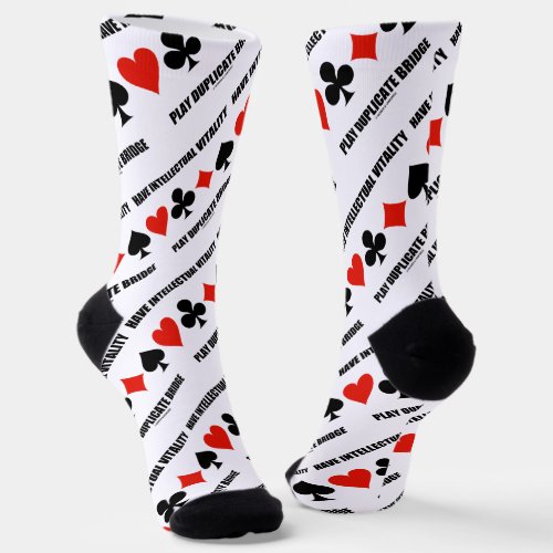 Have Intellectual Vitality Play Duplicate Bridge Socks