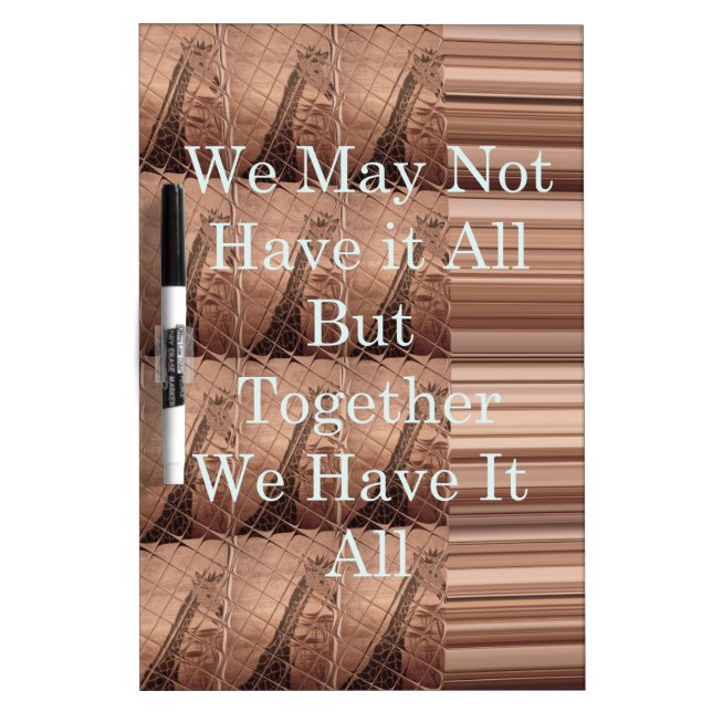 Have it all Giraffe Safari  Hakuna Matata woven so Dry Erase Board (Front)