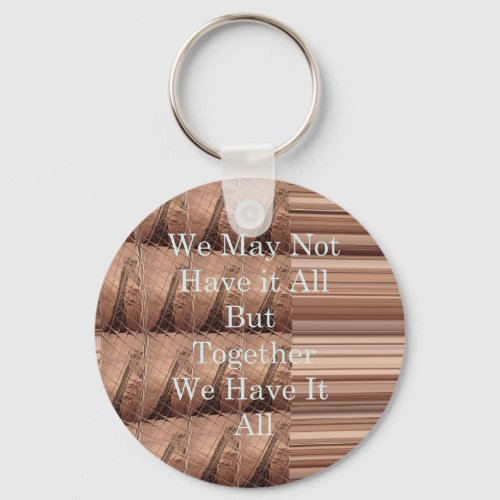 Have it all Giraffe Safari  Hakuna Matata woven so Keychain