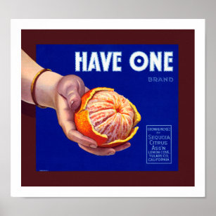 Orange Crate Art Amp Wall Decor Zazzle - Orange crate label art