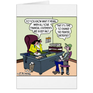 Have Red Ink? Change the Printer Cartridge. Cards