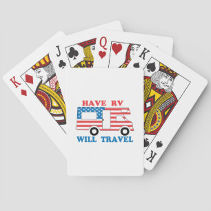 Have RV Will Travel America Poker Cards