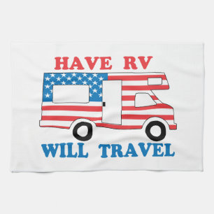 Have RV Will Travel America Towel