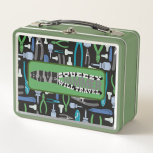 Have Squeezy Hammer Will Travel Metal Lunch Box