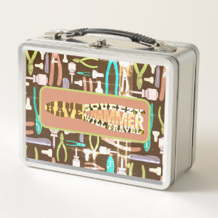 Have Squeezy Hammer Will Travel Metal Lunch Box