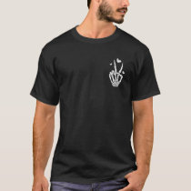 Have The Day You Deserve Peace Sign Skeleton 2 Sid T-Shirt