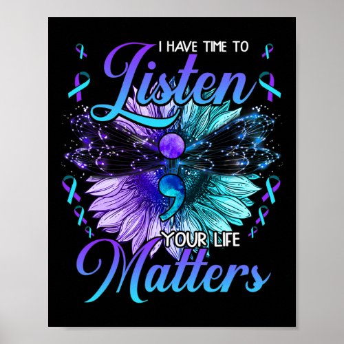 Have Time To Listen Suicide Prevention Awareness S Poster