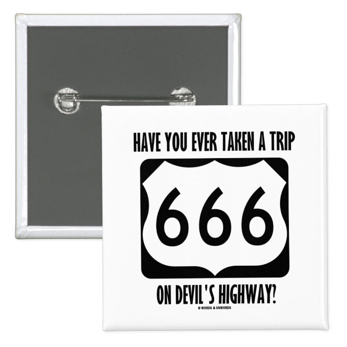 Have You Ever Taken A Trip On Devil's Highway? Pin