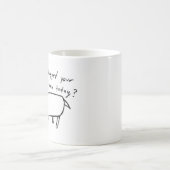 have you hugged your burrito unicorn today? coffee mug (Center)