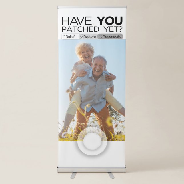 Have You Patched Yet? - Mature Couple Having Fun! Retractable Banner (Front)