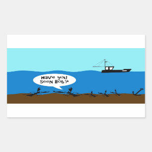Have you seen Bob? Rectangular Sticker