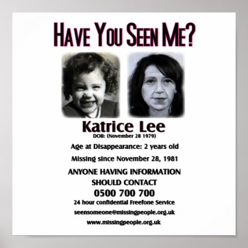 Have You Seen Me Katrice Lee Poster