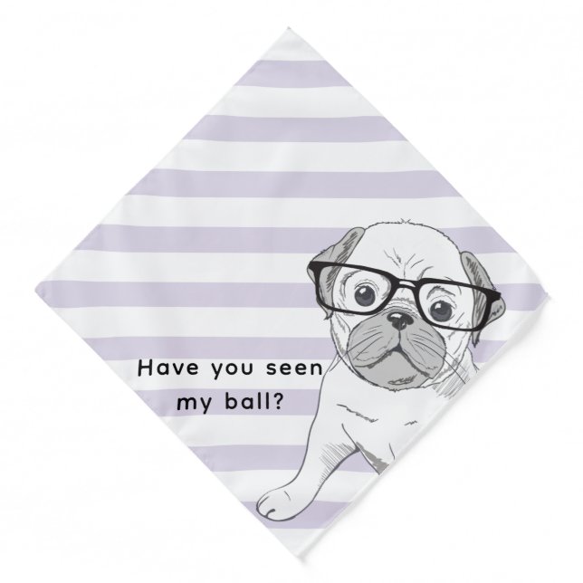 Have you seen my ball? Pet Dog Bandana (Front)