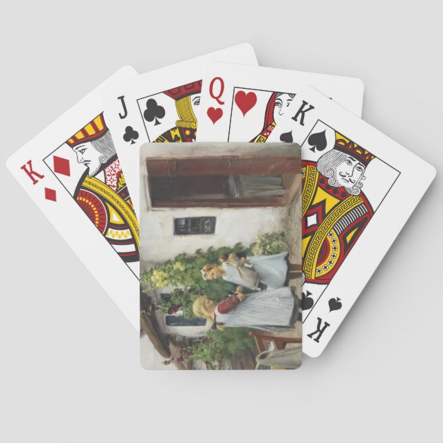 Have You Seen My Kitten? (by H.A. Brendekilde) Poker Cards (Back)