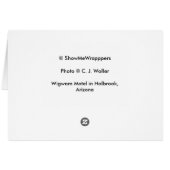Have you slept in a Wigwam lately? Cards (Back Horizontal)
