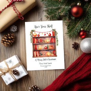 Have Your Shelf A Merry Little Christmas Holiday Card
