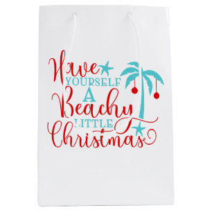 Have Yourself a Beachy Little Christmas Medium Gift Bag