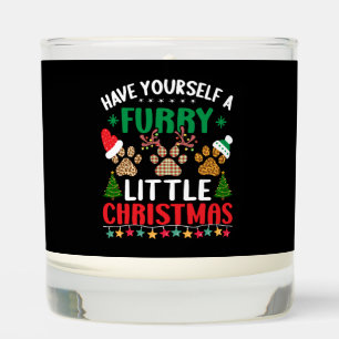 have yourself a furry little christmas scented candle