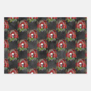 Have Yourself a Gothic Little Christmas Wrapping Paper Sheets