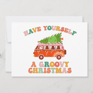 Have Yourself A Groovy Christmas Invitation