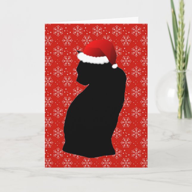"Have Yourself a Merry Little Christmas" Cat Cards (Front)