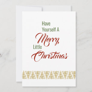 Have Yourself A Merry Little Christmas Flat Card