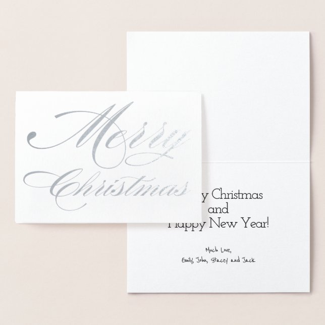 Have Yourself a Merry Little Christmas Gold or Foil Card (Display)
