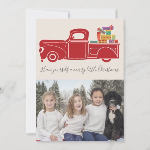 Have yourself a merry little Christmas photo Holiday Card