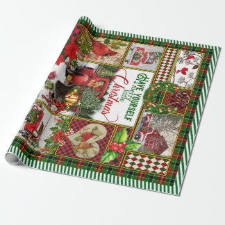 Have Yourself A Merry Little Christmas Red Truck Wrapping Paper